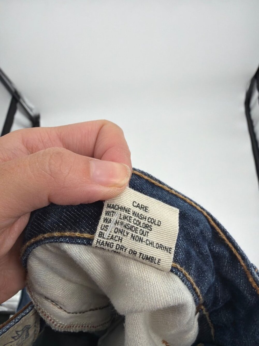 Polo Ralph Lauren Mens 34x32 Hampton Straight Fit Jeans Everyday Denim Casual - Picture 5 of 9